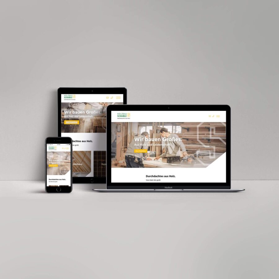 Holzbau Schaible Website