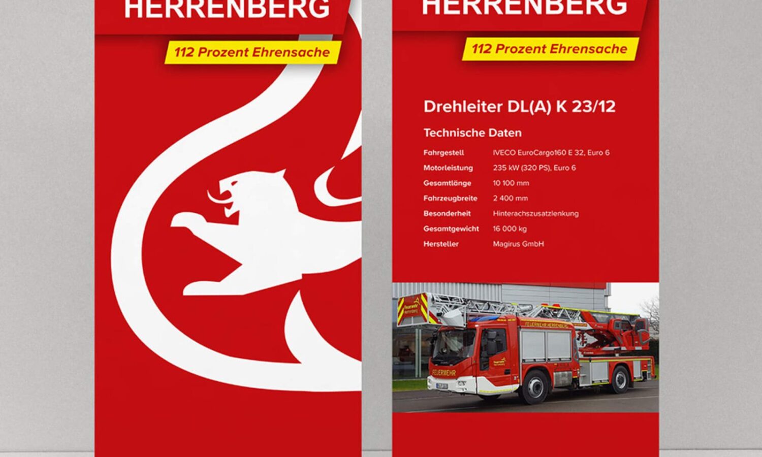 Feuerwehr Herrenberg Rollup