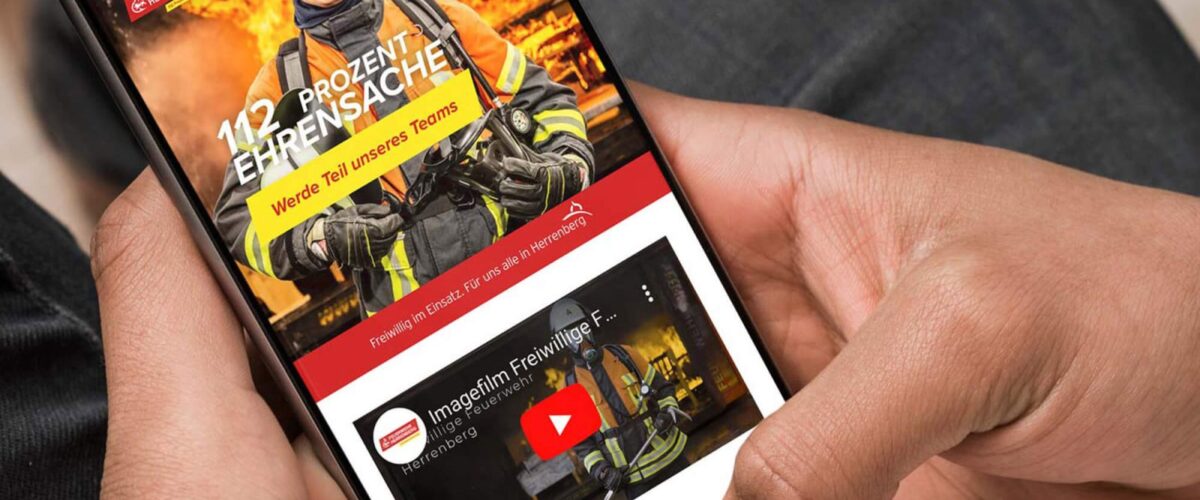 Feuerwehr Herrenberg Website Mobil